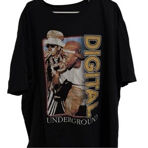 Digital Underground 2pac Rap Hip Hop T-Shirt 4XL Black 2019 American Classics